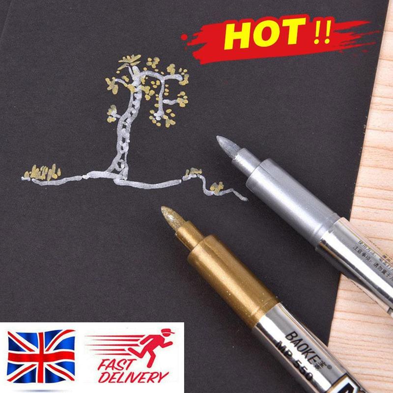 Product Introduction of 1pcs Craft Pen Marker Pen Signature Pen Metallic Luster Signature Quality Durable Constant Good W3O9 27