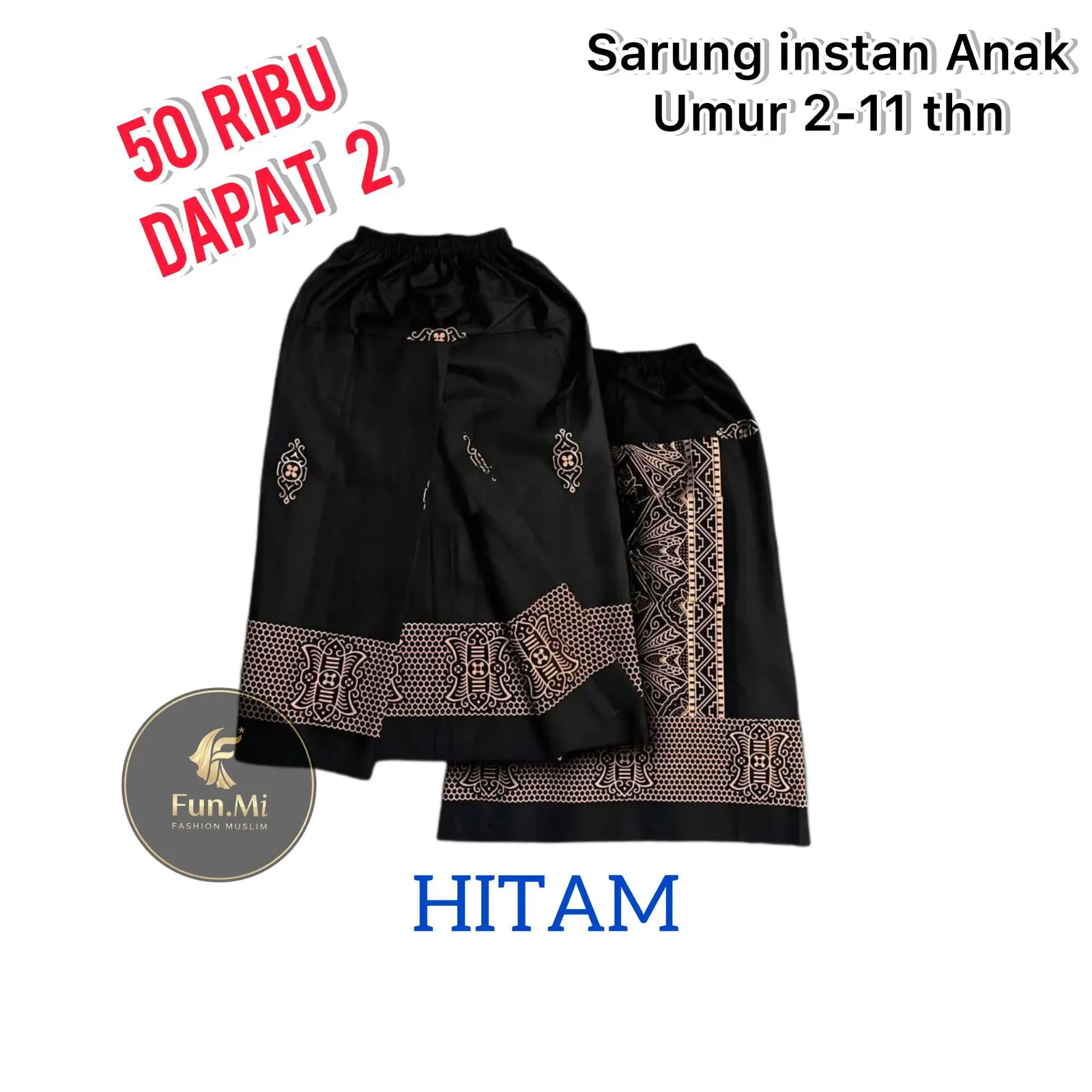 Paket Promo 50Rb Dapat 2 Sarung Instan Anak Laki laki Sarung Instan Anak Motif Muslim Paket Promo 50Rb Dapat 2 Sarung Instan Anak Laki laki Sarung Instan Anak Motif Muslim