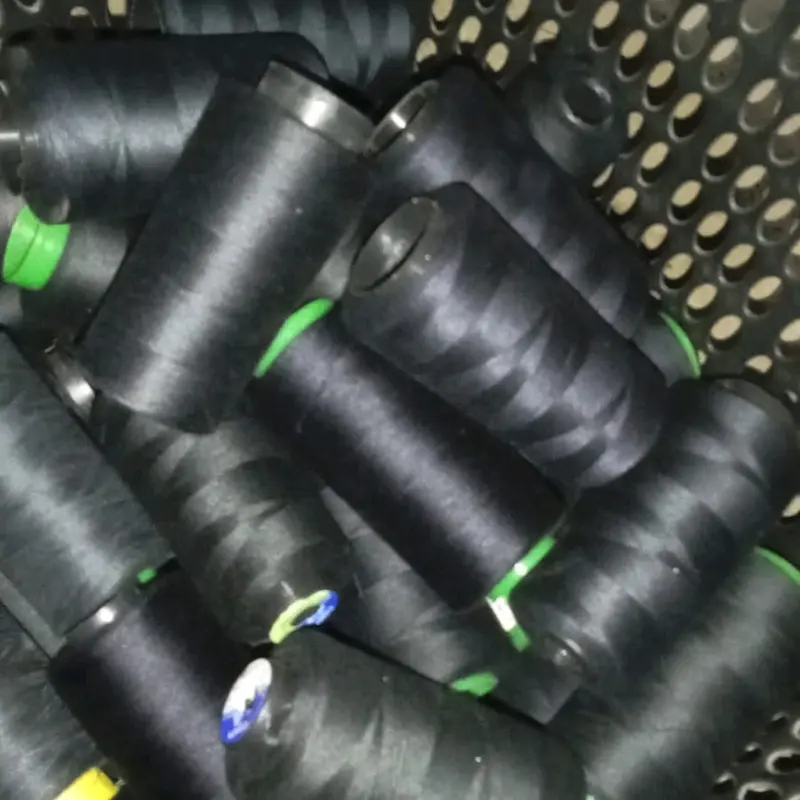 benang jahit warna hitam putih kiloan 4
