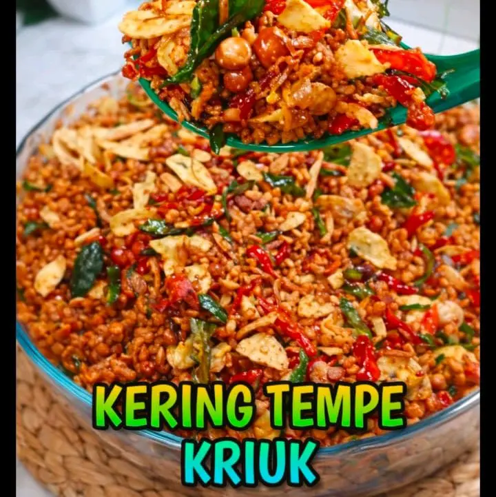 Tempe Teri Kacang cabe