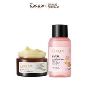 Ảnh đại diện COMBO 1 Thạch nghệ Hưng Yên giúp làm sáng da Cocoon 30ml + 1 Nước tẩy trang sen Hậu Giang 140ml