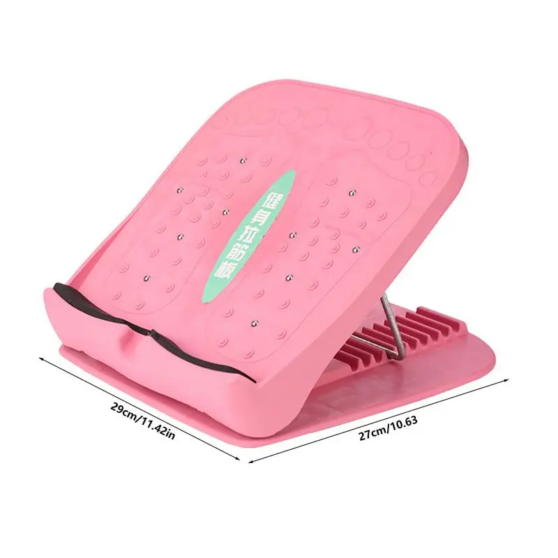 10 roda gigi Papan Refleksi Kaki / Alat Terapi Kaki/Slant Board Papan Miring Alat Kesehatan Calf Stretcher/ Layer Adjustable Slant Board Papan 1