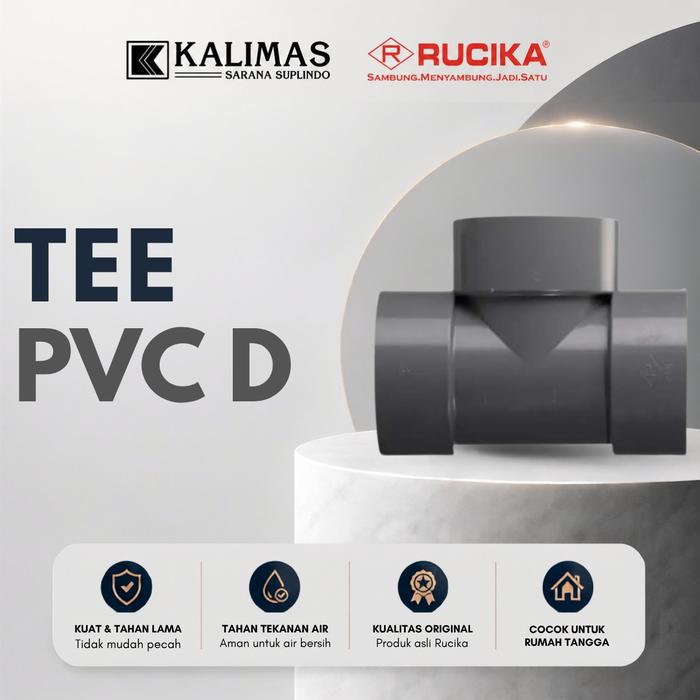 Gambar Tee PVC D - (RUCIKA) d. 6" dari kalimas.online Kota Administrasi Jakarta Pusat Tokopedia