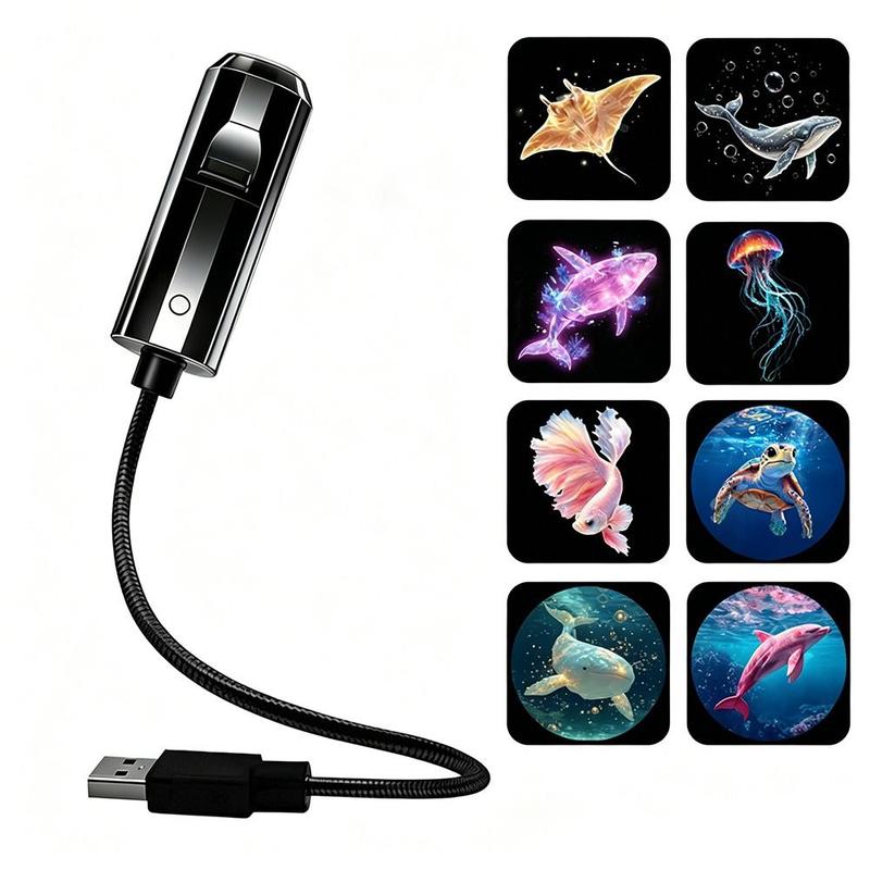 Belige Fashion Store Thiết kế di động Cấp nguồn qua USB Đèn chiếu hình sinh vật…