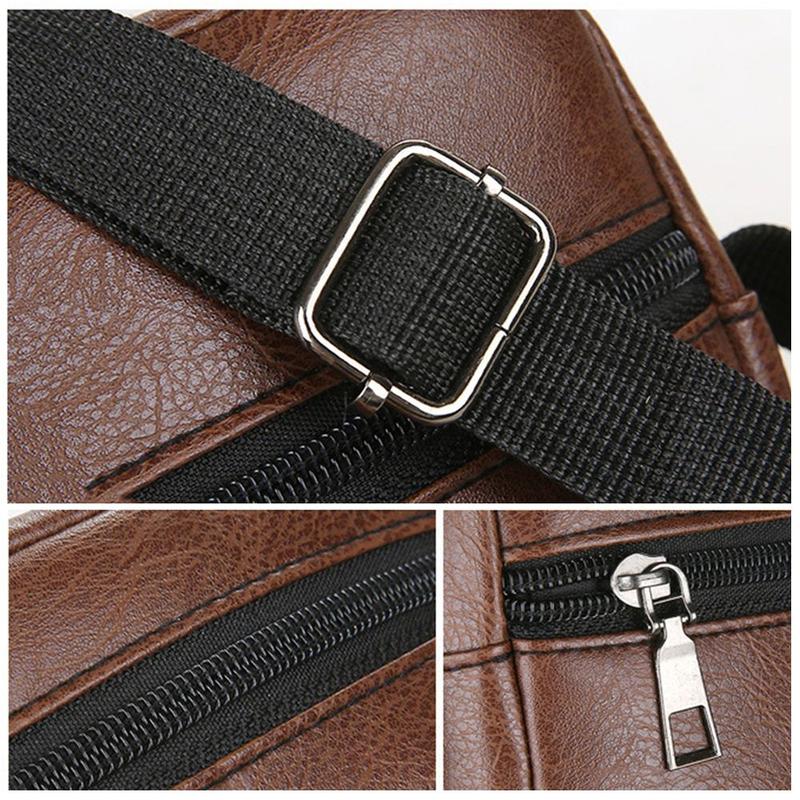 Product Introduction of Beg Selempang, Untuk Lelaki, Beg Tangan Totes Kecil, Beg Bahu, Beg Utusan Hitam Bags Coklat 14