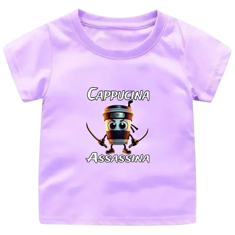 Baju Kaos Distro Anak Anomali Cappucina Assasina / Atasan Anak / Pakaian Kaos Anak Unisex Usia 2-10 thn 6