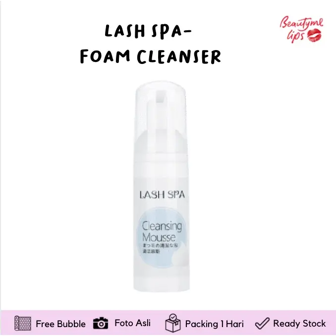 LASH SPA- FOAM CLEANSER EYELASH EXTENTION / bulu mata tanam pembersih 1