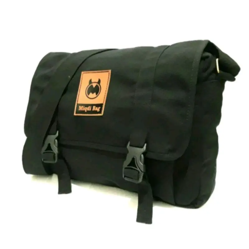 TAS SLEMPANG KANVAS / TAS SLEMPANG PRIA WANITA / SLEMPANG KULIAH KERJA / TAS SLEMPANG MIQDI COSMIC Selempang