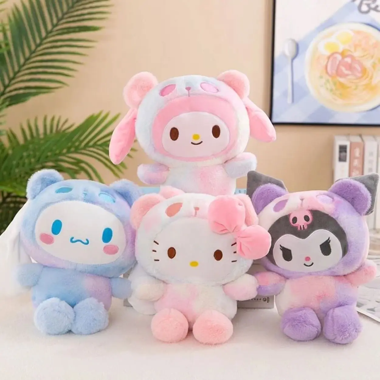 Boneka Cinnamoroll  kuromi Pochacco Karakter Kartun Kuromi My Melody Plush Toys Size 25cm
