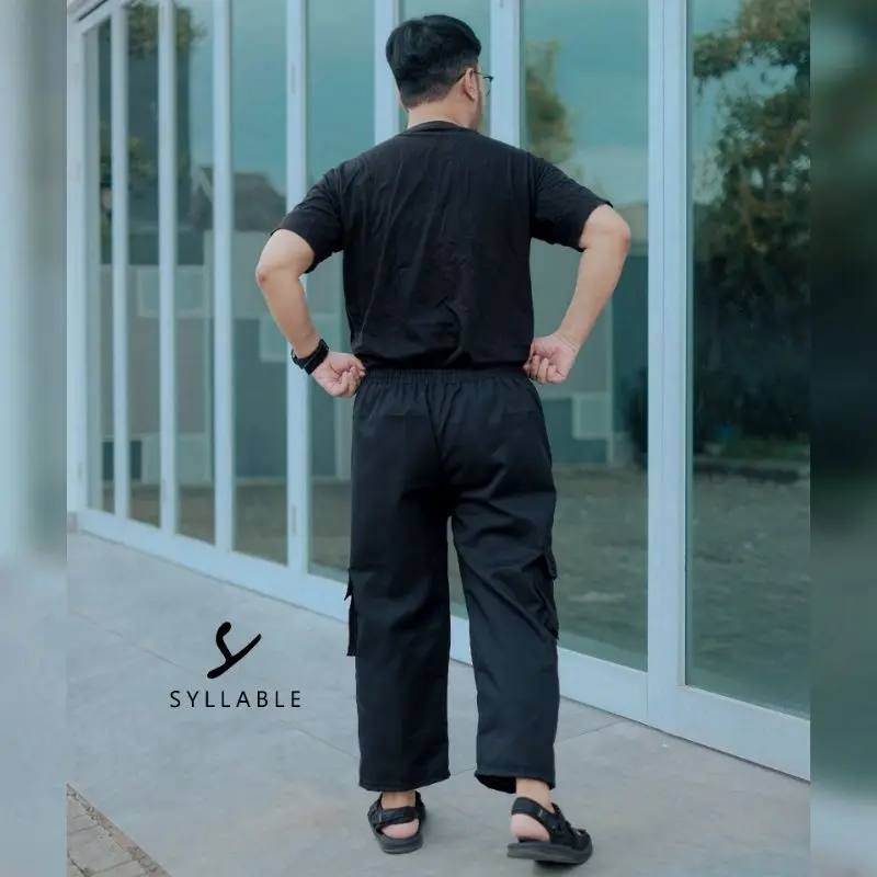 Celana Sirwal Basic Dewasa Twill Premium Syllable Outfit celana panjang