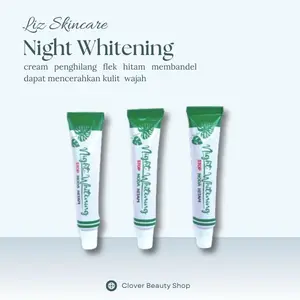 LIZ SKINCARE NIGHT WHITENING SALEP FLEK HITAM MENGHILANGKAN NODA HITAM DI WAJAH SALEP FLEK HITAM Perawatan Wajah Berjerawat Treatment Pencerah Muka