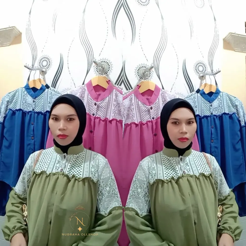 ONE SET CRINKLE PEREMIUM MIX BERUKAT CASUAL MUSLIM TERLARIS SETELAN TERBARU//SETELAN CRINGKLE AIRFLOW cel