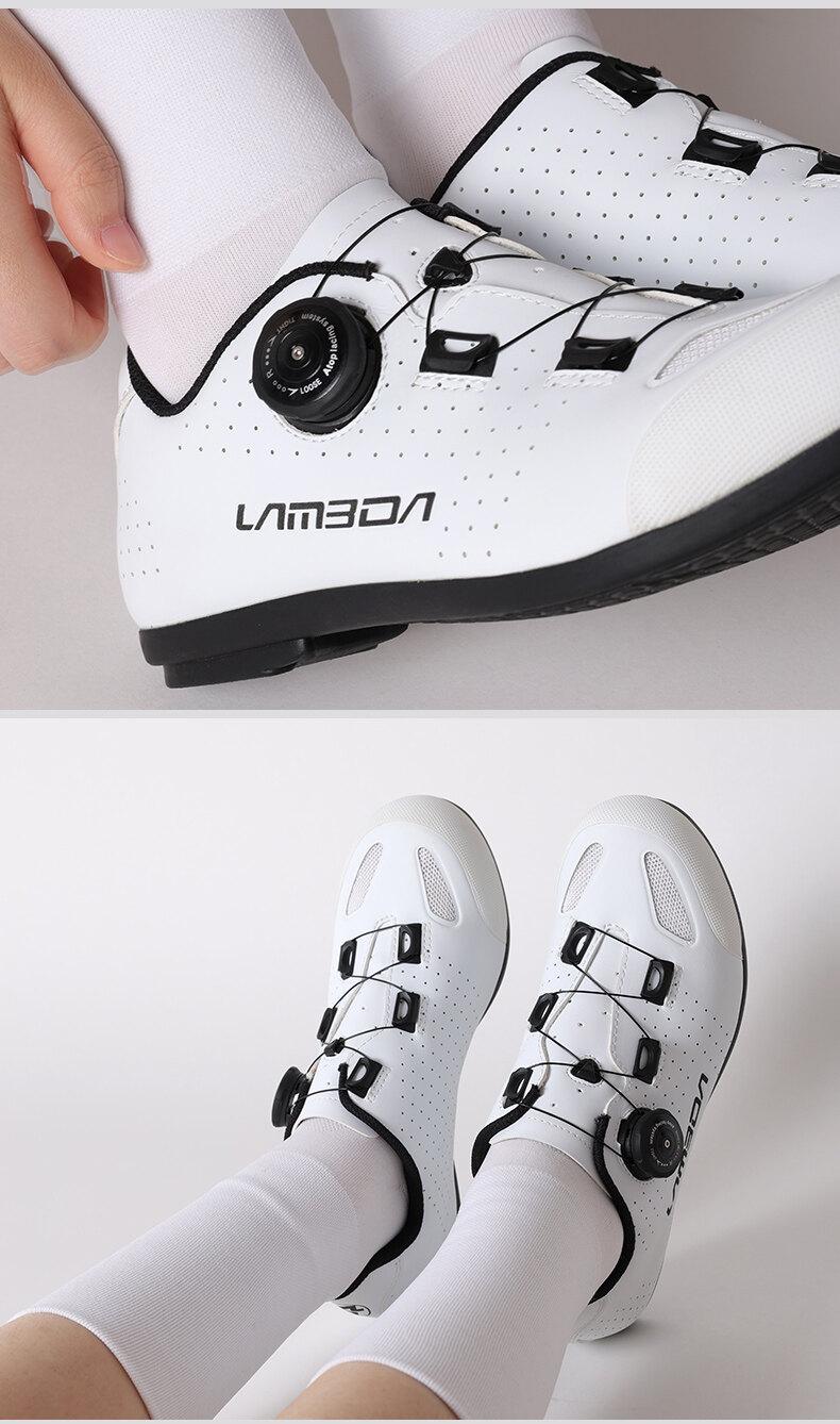 Product Introduction of LAMEDA Cycling Shoes Lockless Men Women MTB Road Bike Non Locking Shoes Deodorizing Antibacterial Breathable Bicycle Shoes 34