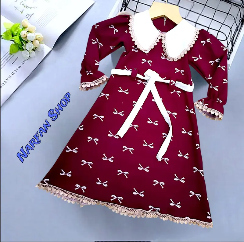 Gamis Anak Perempuan Model Kekinian Bahan Japaline Buat Usia 3-12 Tahun 4