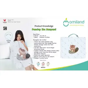 *LILBEBE* Omiland Cover Penutup Ibu Menyusui Nursing / Apron Menyusui Fox Otter Floral Series