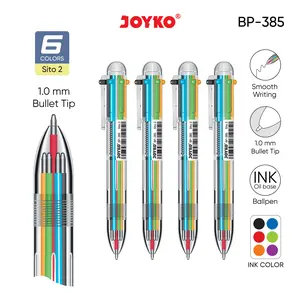 Ball Pen Pulpen Pena Joyko BP-385 Sito 2 1.0 mm 6 Warna Colors