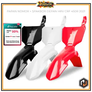 Spakbor Depan Papan Nomor Harvy MX CRF 450R 2021 PNP CRF 150L Motorcycle