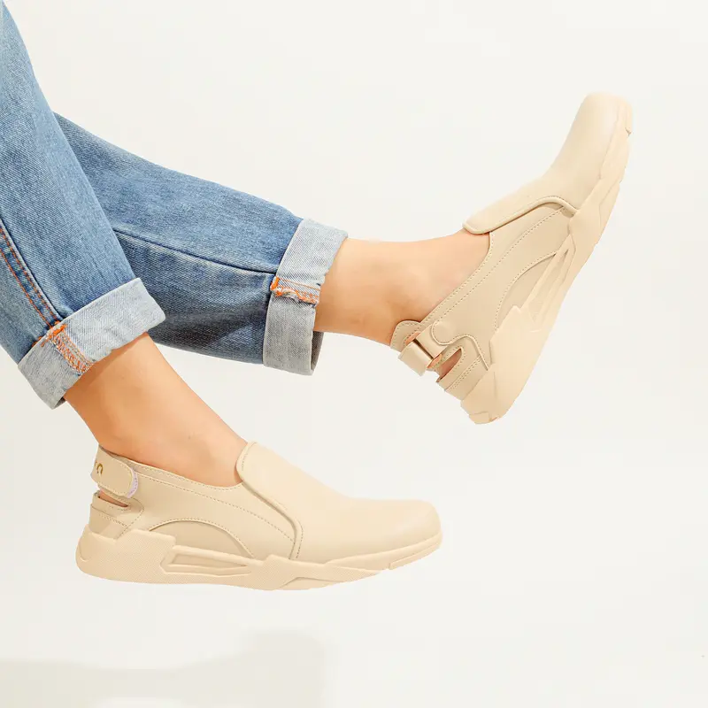 ELIRA Noel Cream - Sepatu Slip On Flat Wanita - Synthetic Premium Shoes 4