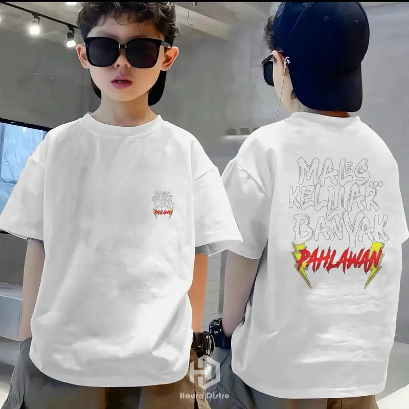 BAJU ATASAN KAOS ANAK MALES KELUAR BANYAK PAHLAWAN / KAOS ANAK KATUN COMBED LEMBUT TEBAL Fashion / baju atasan anak 2
