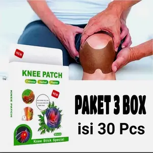 (PS) 3 BOX 30 PCS  KNEE PATCH Koyo Lutut, Pereda Nyeri, Solusi Ampuh Untuk Nyeri Sendi & Lutut