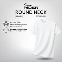 Gambar Super Rider T-Shirt - Kaos Dalam Pria Round Neck SR223BP Warna Putih isi 1 Pcs - S dari Rider_Underwear Kota Administrasi Jakarta Barat 2 Tokopedia