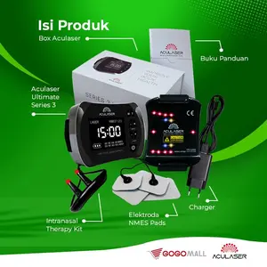 [BUNDLING] ACULASER ULTIMATE 14 Titik Mata Laser + DR QYU BACK SUPPORT BELT Alat Terapi Kesehatan dan Korset Medis