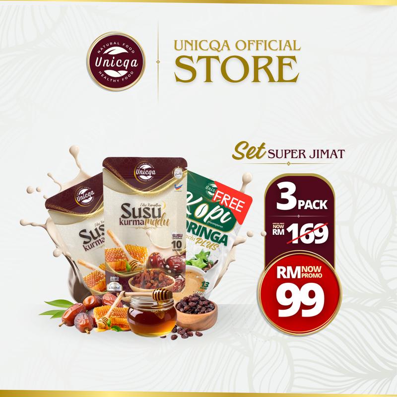 SET COMBO RAYA ( 2 pack + free 1 pack ) KOPI MORINGA & SUS - TikTok ...