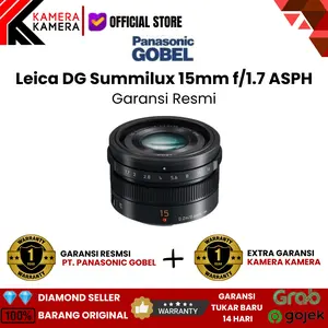 Lensa Panasonic Leica DG Summilux 15mm f/1.7 Garansi Resmi