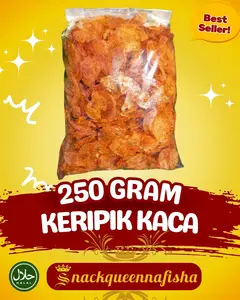 keripik kaca pedas daun jeruk 250gram Makanan Food Snacks