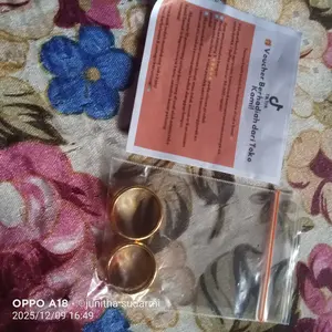 cincin titanium anti karat polos 24k cantik elegan Rings