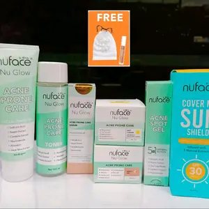 [Free Produc] Paket 7 in 1 Skincare Nuface/ Anti Jerawat / anti acne Facial