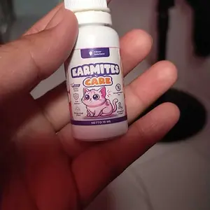 Clever Solutions - Earmites Care 15 ml, Membantu mengatasi masalah tungau dan bau telinga, Mengurangi iritasi pada telinga kucing