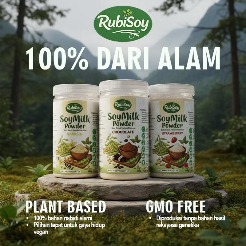 Susu Kedelai Bubuk Murni 100% Alami tanpa gula tinggi protein kemasan 200 gr, 400 gr dan 1 kg Susu Kedelai Bubuk Murni 100% Alami tanpa gula tinggi protein kemasan 200 gr, 400 gr dan 1 kg