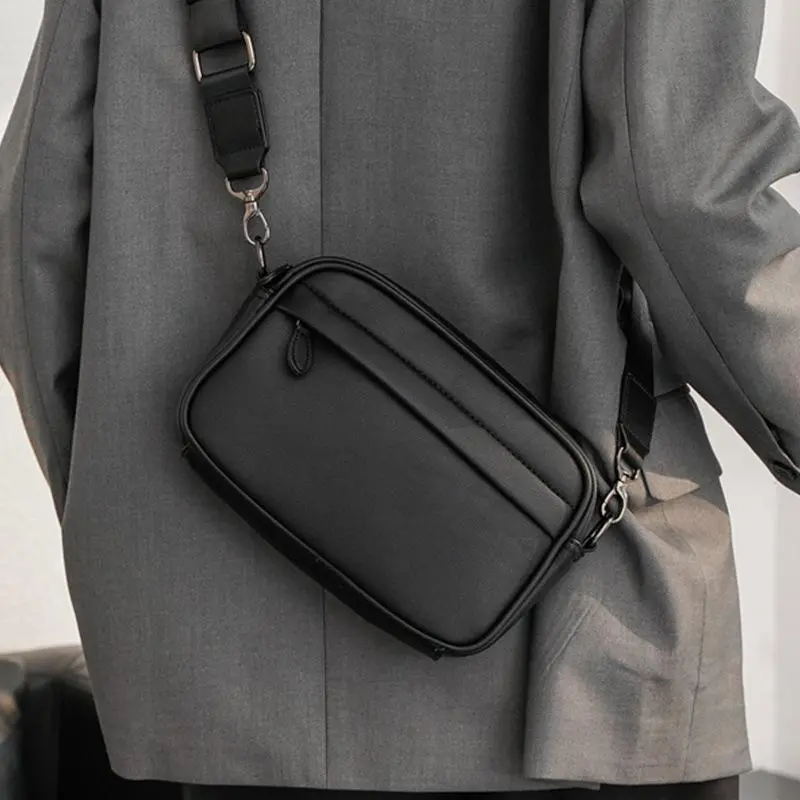 Casual Solid Crossbody Bags for Women Men Messenger Shoulder Bag PU Leather Luxury Bag Purses and Handbags Bolsos Para Mujer New