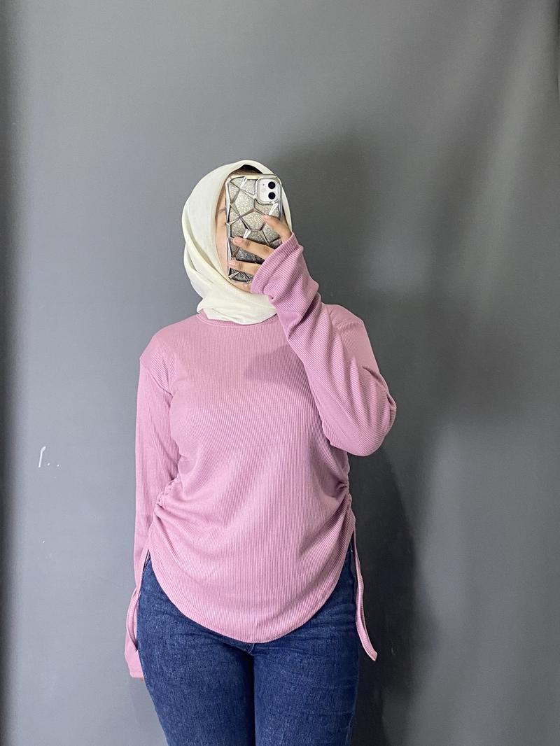 Product Introduction of ATASA STEL KOREA SERUT SAMPING BODY TOP RIB PREMIUN BLOUSE KOREA POLOS 2