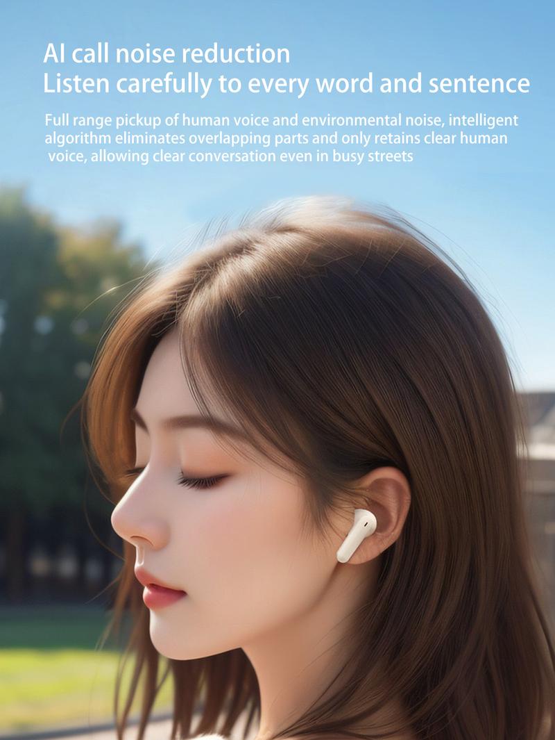 Product Introduction of Wireless Earphone, In-ear Design Earbuds with Charging Case, Noise Cancelling Headphones, Bluetooth-compatible Earbuds for Gaming, Sports, Office 5