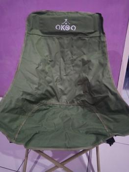 Product Review of OKGO Kursi Lipat Camping Kursi Malas Camping Kursi Lipat Pancing Camping Fishing Chair High Back Folding Chair Outdoor Outdoor bahan oxford  furnitur berkemah metal garansi produsen  warna polos beige baja karbon tinggi from k**t 0