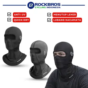 ROCKBROS LF8112 Masker Balaclava Panjang Motor Sepeda Anti UV Long Outdoor Sport Face Cover Mask