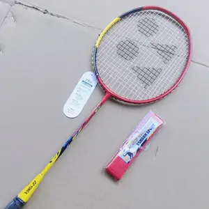 Raket badminton murah 1 RAKET 1 GRIP raket bulutangkis senyawa lokal berlogo PBSI senarbadminton mura indonesia