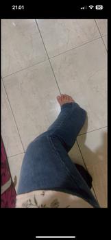 Product Review of WARPATH - Cutbray Wide Leg High Waist Flare Jeans Stretch Wanita Panjang Celana Cewek Denim STRETCHBOOT 9184 from A**🩶 0
