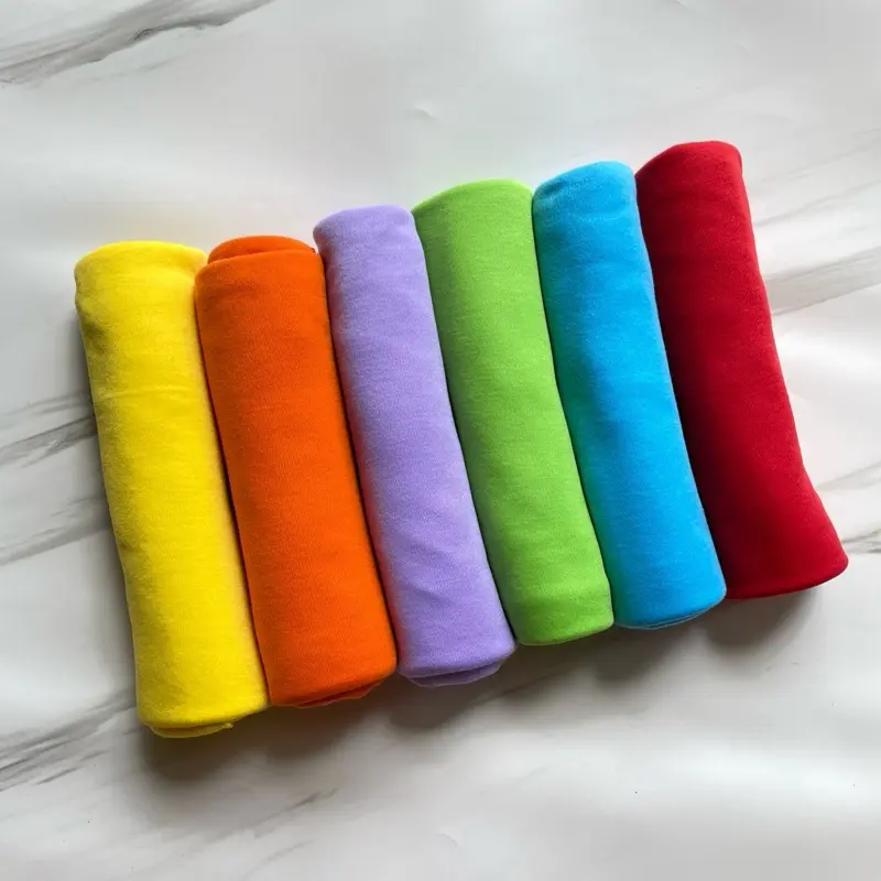 6PCS BEDONG BAYI RAINBOW POLOS LEMBUT TERBARU UKURAN 110X90CM