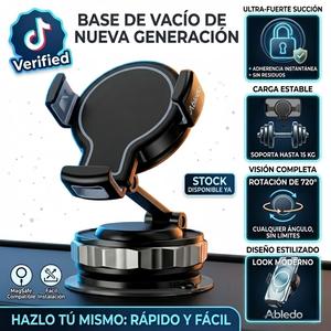 【Pinza para celular】(compatible con MagSafe)Soporte Magnético para Teléfono Celular de Coche al Vacío universal，360° Ajustable，Para cualquier celular