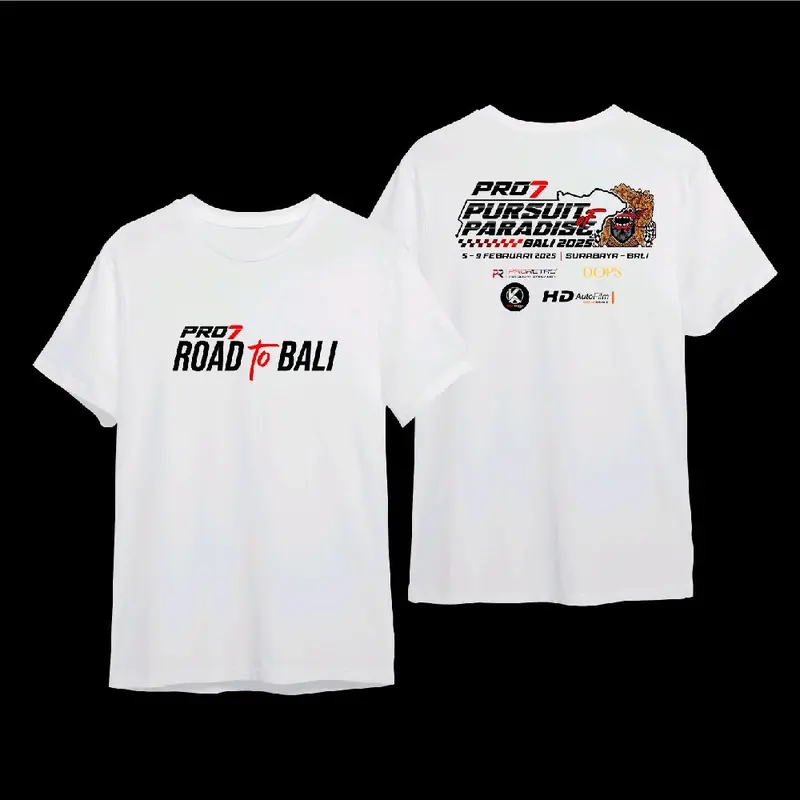 Kaos Pro7 Road To Bali - Pursuit Paradise Bali 2025 Sponsor 3