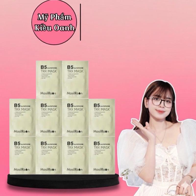 Combo 10 miếng Mặt Nạ B5 Glutathione TRX Mask masilraon
