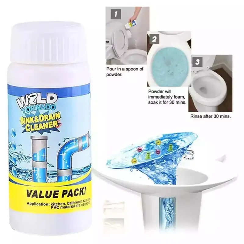 ANTI SUMBAT ANTI MAMPET PALING AMPUH UNTUK TOILET WESTAFEL SINK SALURAN AIR KAMAR MANDI PIPA WILD TORNADO ORIGINAL Cleaner 8