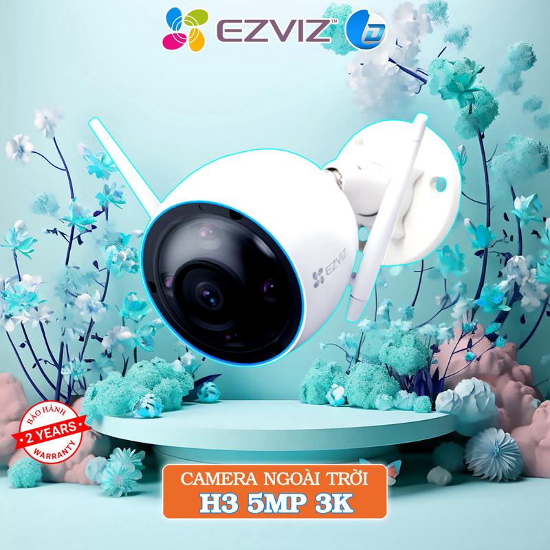 Camera wifi ngoài trời Ezviz H3 5MP 3MP 3K chính hãng, đàm thoại,màu đêm chống trộm