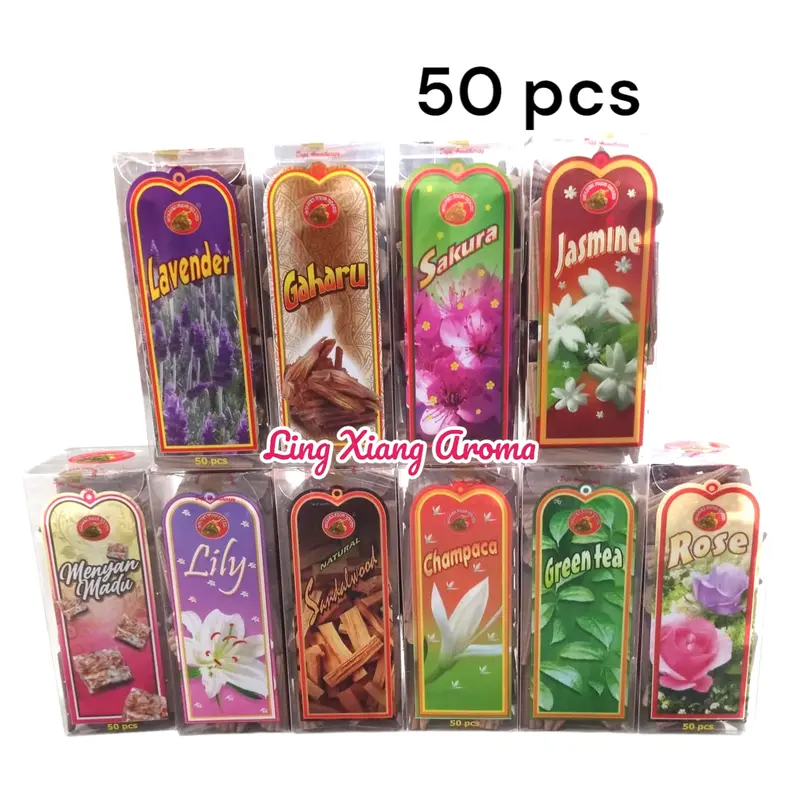 Dupa Kerucut Malaysia Wangi Aromaterapi Pengharum Ruangan Isi 50 Pcs 0