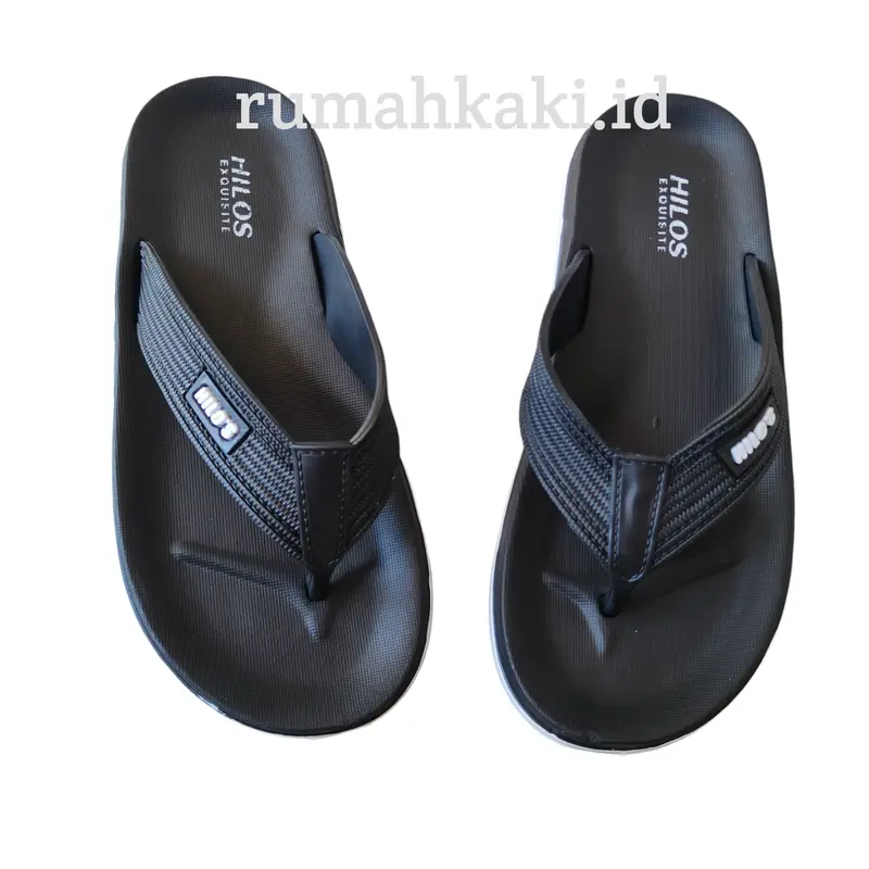 Sandal Jepit Pria Hilos 2314 Sendal Flip Flop Kasual Cowok Karet EVA Antislip Slip On Terbaru Slide Shoes 5