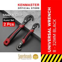Gambar Kenmaster Kunci Serbaguna KM-076 HITAM 8-32 MM / Universal Snap n Grip / Kunci Inggris Serbaguna - KCWM007 dari Kenmaster Official Store Kota Administrasi Jakarta Utara 1 Tokopedia