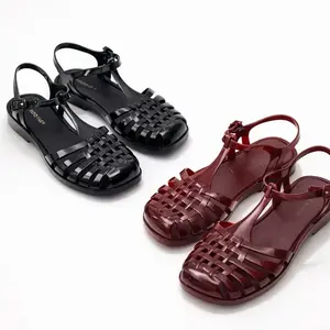 PORTO OFFICIAL - Sepatu Sandal Mary Jane Sepatu Porto Lady Wanita Dewasa Elegan & Simple Terbaru Anti Slip EUM Jelly